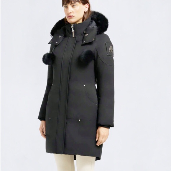 Moose Knuckles Original Stirling Parka Black Down Winter Coat Outerwear Jacket. - Picture 1 of 16
